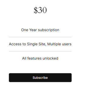 1 Year subscription 1 website Content AI SEO plugin for wordpress product #1